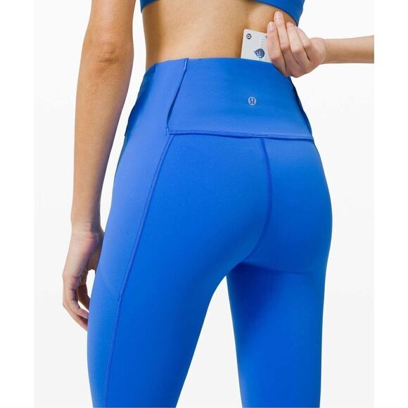 Womens Lululemon Free to Speed High-Rise Crop - Picture 2 of 5